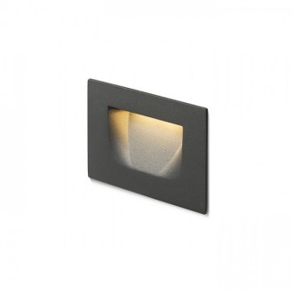 PER zápustná antracitová 230V LED 3W IP54 3000K