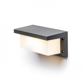 HIDE RC nástěnná antracitová  230V LED E27 15W IP54