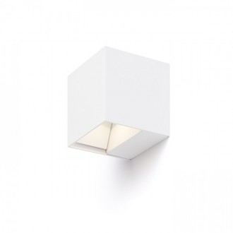 CARRE nástěnná bílá 230V LED 2x3W IP54 3000K