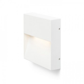 AQILA SQ nástěnná bílá 230V LED 6W IP54 3000K