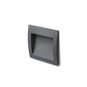 GORDIQ M zápustná antracitová 230V LED 3W IP65 3000K