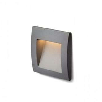 GORDIQ S zápustná antracitová 230V LED 1.5W IP65 3000K