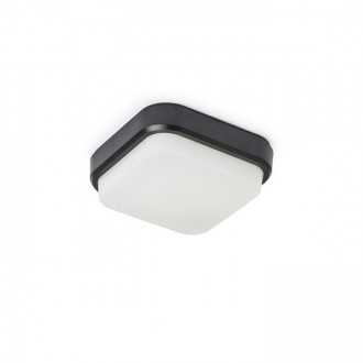 TARIS SQ 17 přisazená černá plast 230V LED 8W IP54 3000K