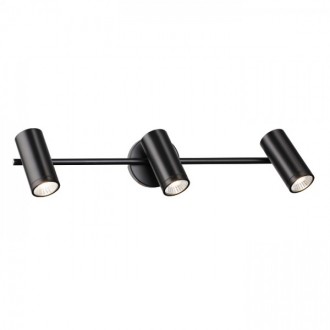 BOGARD III nástěnná matná černá 230V LED 3x5W 40° 3000K