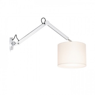 MADISON W nástěnná bílá chrom 230V LED E27 15W
