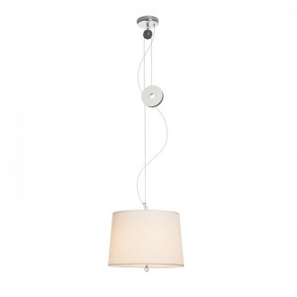 LEVITA závěsná stahovací bílá chrom 230V LED E27 15W