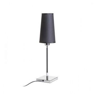 LULU stolní černá chrom 230V LED E27 8W