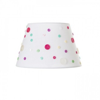 DELISA 25/16 stínidlo bílá knoflíky max. 28W