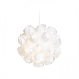 COCO závěsná  bílé PVC 230V LED E27 15W
