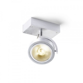 KELLY I nástěnná  česaný hliník 230V LED G53 15W