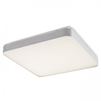 MENSA SQ 80 stropní česaný hliník 230V LED 138W 3000K