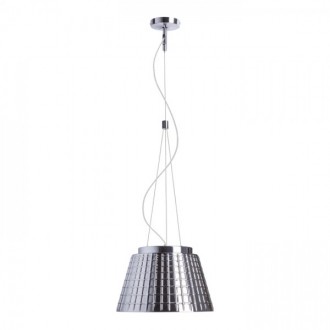 CORONA závěsná  chromované sklo 230V LED E27 15W