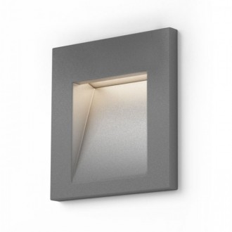 TESS SQ zápustná stříbrnošedá 230V LED 3W IP54 3000K