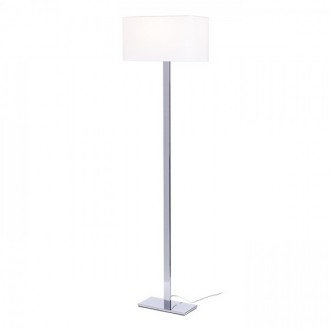 PLAZA stojanová bílá chrom 230V LED E27 15W