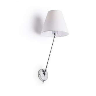 SILENCE nástěnná bílá chrom 230V LED E27 15W