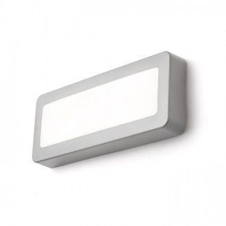 RENO SQ DR přisazená šedá 230V LED 5W IP65 3000K