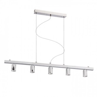 RALLONG V závěsná základna  chrom 230V LED E27 5x15W