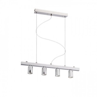 RALLONG IV závěsná základna  chrom 230V LED E27 4x15W