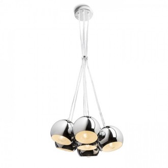 ASTROMET VII závěsná  chrom 230V LED E27 7x11W