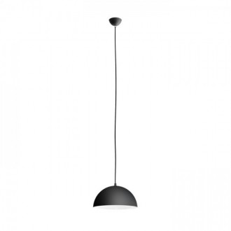MONROE 30 závěsná matná černá/bílá  230V LED E27 11W