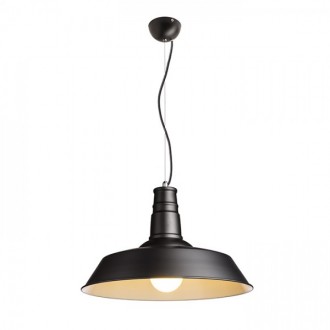 GOLDIE 46 závěsná černá/bílá  230V LED E27 30W