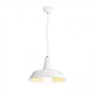 GOLDIE 36 závěsná bílá/bílá  230V LED E27 30W