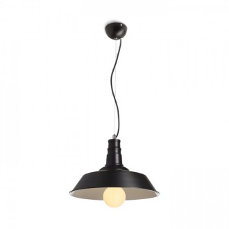 GOLDIE 36 závěsná černá/bílá  230V LED E27 30W