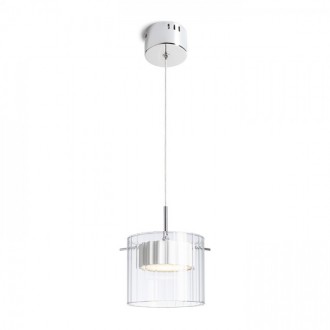 ESTRA I závěsná bílá čiré sklo 230V LED 5W 3000K