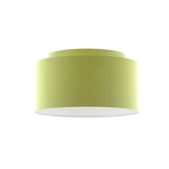DOUBLE 55/30 stínidlo Chintz limetková/bílé PVC max. 23W