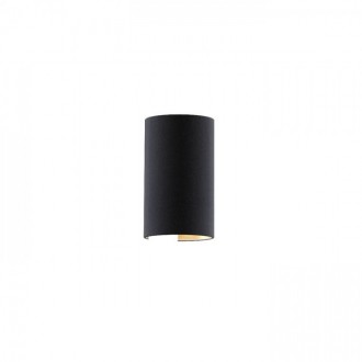 RON W 15/25 nástěnná  Polycotton černá/měděná fólie 230V LED E27 15W