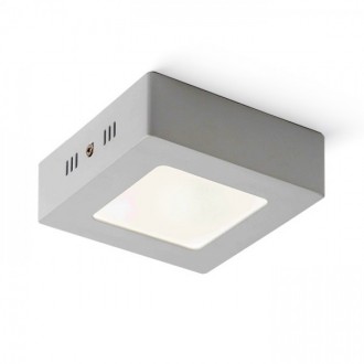 SLENDER SQ 12 přisazená matný nikl 230V LED 6W 3000K