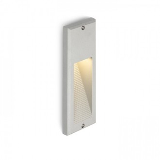FACA zápustná stříbrnošedá 230V LED 2W IP54 3000K