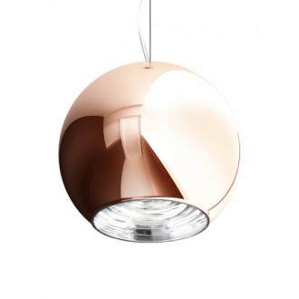 BEAU MONDE 25 závěsná  měděné sklo 230V LED E27 15W
