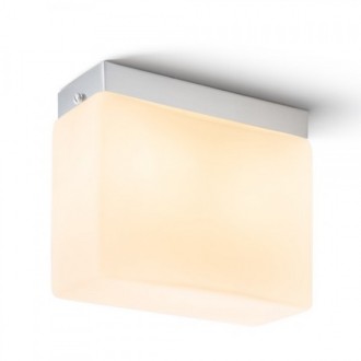 ARANA SQ přisazená  matný nikl 230V LED E14 2x6W
