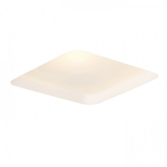MIA SQ zápustná  sádrová/satinované sklo 230V LED E27 2x11W