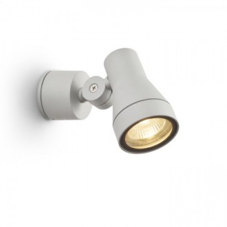 DIREZZA nástěnná stříbrnošedá 230V GU10 35W IP54
