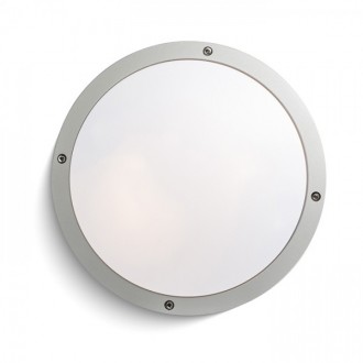 SONNY stropní stříbrnošedá  230V LED E27 2x15W IP54