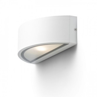 LESA nástěnná bílá  230V LED E27 15W IP54