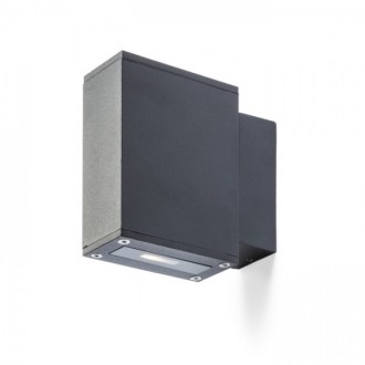 DIXIE 4x12 nástěnná černá 230V/700mA LED 2x3W 48° IP54 3000K