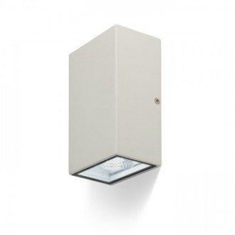 DIXIE 10x16 nástěnná bílá 230V LED 2x5W 84° IP54 3000K