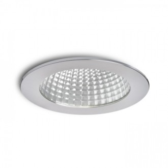 MAYDAY B 14 zápustná leštěný hliník 230V/500mA LED 15W 2700K