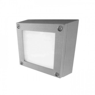 LERRY LED 16 přisazená stříbrnošedá/bílá 230V LED 1W IP54