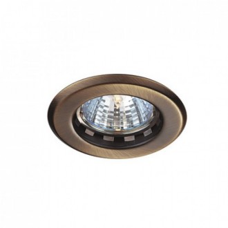 FGL Standart MR16 zápustná česaná ocel 12V GU5,3 50W