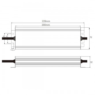 T-led LED zdroj 12V 300W SLIM-12V-300W Varianta: LED zdroj 12V 300W SLIM-12V-300W