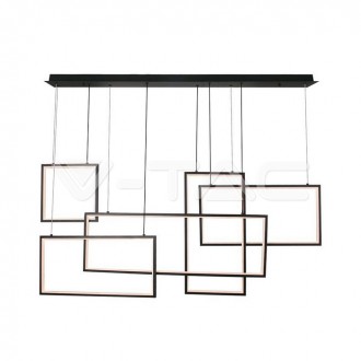 V-TAC LED designové svítidlo závěsné 45W 3000K Černé tělo VT-7923-B VT-7923-B