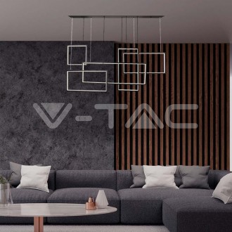 V-TAC LED designové svítidlo závěsné 45W 3000K Černé tělo VT-7923-B VT-7923-B