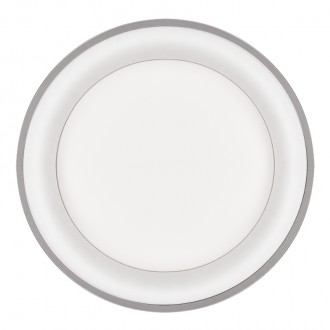 Solight LED stropní světlo kulaté Treviso, 48W, 2880lm, stmívatelné, dálkové ovládání, šedá
