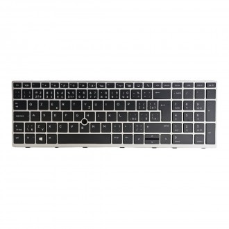 DeTech Klávesnice pro notebook HP 850 G5, CZ