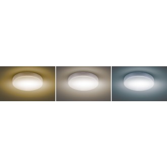 Solight LED osvětlení LECCE s dálkový ovladačem, 50W, 3000lm, 40cm, změna chromatičnosti, stmívatelné, bílá