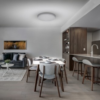 Solight LED osvětlení LECCE s dálkový ovladačem, 50W, 3000lm, 40cm, změna chromatičnosti, stmívatelné, bílá